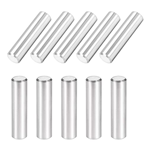 Passstift, 20 Stück Passstifte aus Edelstahl, 6 mm zylindrische Form, Positionierungsdübel for Holzprodukte, Bücherregale und Technik, Länge 75(Length 65mm) von DubMag