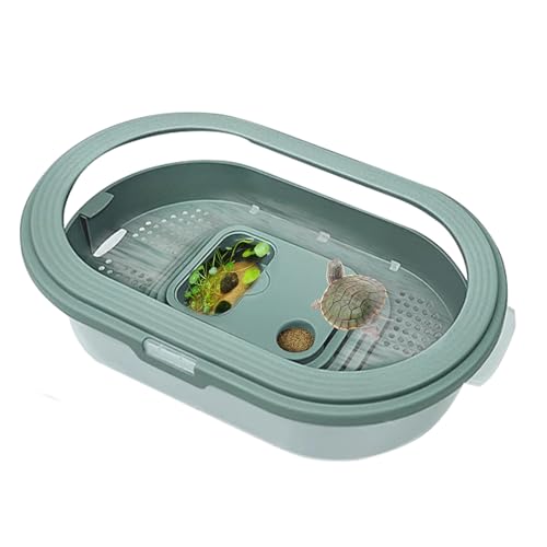 Dubbulon Artgerechtes Schildkrötenaquarium - Waschbares Reptilienhaus,Fluchtgeschütztes Sonnenplateau Für Schildkröten Dubbulon Artgerechtes Schildkrötenaquarium - Waschbares Reptilienhaus,Fluchtgeschütztes Sonnenplateau Für Schildkröten von Dubbulon