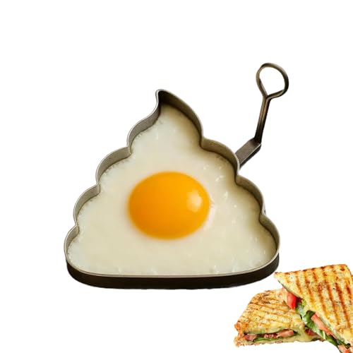 Dubbulon Eierformer - Antihaft-Spaßformen für Eier | Hitzebeständige Backform Mit Leichter Entnahme Für Omelette Und Sandwich von Dubbulon