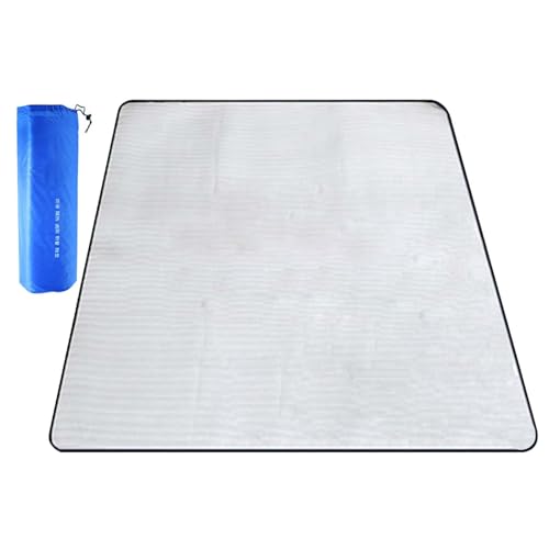 Dubbulon Foil Tent Mat,wasserdichte Zeltunterlage - wasserdichte Picknickdecke Für Wandern Klettern Alu Folie Camping Unterlage von Dubbulon