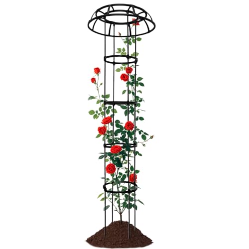 Dubbulon Garten Rankgitter Für Gurkenpflanzen,Pflanzen Spalier Unterstützung | Gemüsespaliere Für Bohnen Gurken Zucchini Weinreben Rosen Clematis von Dubbulon