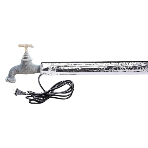 Dubbulon Heizdecke Für Wasserrohre, Wärmedämmfolie Rohrisolierung Rohrheizung Frostschutzdecke, Aluminiumfolie Rohrschutz Abdeckung Schlauchhülle Und Frostschutz Für Haus Zuhause Wand Dach Bei Frost Dubbulon Heizdecke Für Wasserrohre, Wärmedämmfolie Rohrisolierung Rohrheizung Frostschutzdecke, Aluminiumfolie Rohrschutz Abdeckung Schlauchhülle Und Frostschutz Für Haus Zuhause Wand Dach Bei Frost von Dubbulon