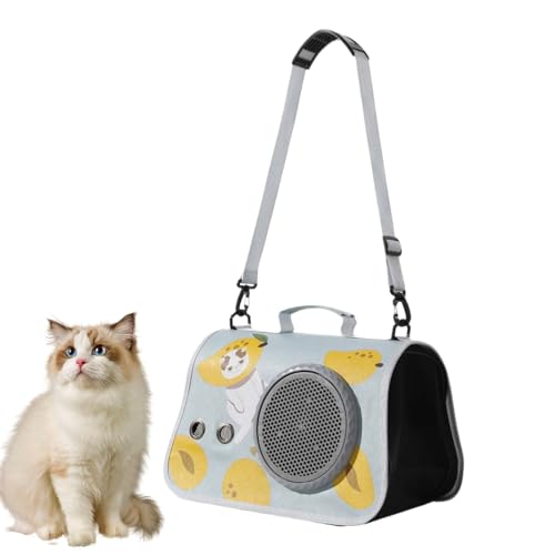 Dubbulon Katzentransportbox | Transporttasche Für Welpen Und Kätzchen - Große Transporttasche für Tiere mit Trageriemen Atmungsaktiv für Erwachsene Senioren Jugendliche Dubbulon Katzentransportbox | Transporttasche Für Welpen Und Kätzchen - Große Transporttasche für Tiere mit Trageriemen Atmungsaktiv für Erwachsene Senioren Jugendliche von Dubbulon