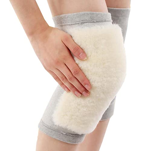 Dubbulon Kniebandage aus Kaschmir,Dicke Kniebandage aus Wolle | Flexible, weiche Stützbandage, elastische Kordel, Kniebandage, Beinlinge für Knie, Winter, warme Kniemanschetten für Damen und Herren von Dubbulon