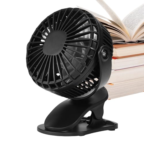Dubbulon Kompakter Ventilator - USB-Ventilator Mit 3 Geschwindigkeiten Und Leistungsstarker Luftzirkulation - Rotierendes Kühlgerät mit langer Akkulaufzeit & platzsparendem Design für Familie Schule Dubbulon Kompakter Ventilator - USB-Ventilator Mit 3 Geschwindigkeiten Und Leistungsstarker Luftzirkulation - Rotierendes Kühlgerät mit langer Akkulaufzeit & platzsparendem Design für Familie Schule von Dubbulon