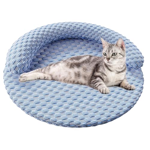 Dubbulon Kühlmatte für Katzen,wasserdichte Hundebett Matte Für Den Sommer - rutschfeste Komfortable Kuscheldecke Für Welpen Kätzchen Drinnen Draußen Haus Auto Ruhe Dubbulon Kühlmatte für Katzen,wasserdichte Hundebett Matte Für Den Sommer - rutschfeste Komfortable Kuscheldecke Für Welpen Kätzchen Drinnen Draußen Haus Auto Ruhe von Dubbulon