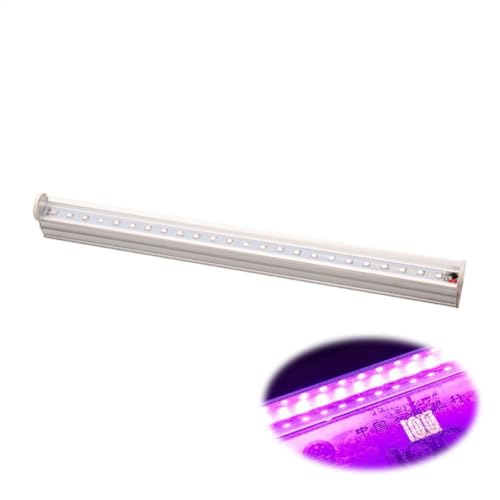 Dubbulon LED Schwarzlicht Leiste | UV LED Schwarzlicht Röhre Für Fluoreszierende Poster - 30 cm Beleuchtungsleiste Für Halloween, Schlafzimmer, Körperbemalung Und Leuchtposter von Dubbulon