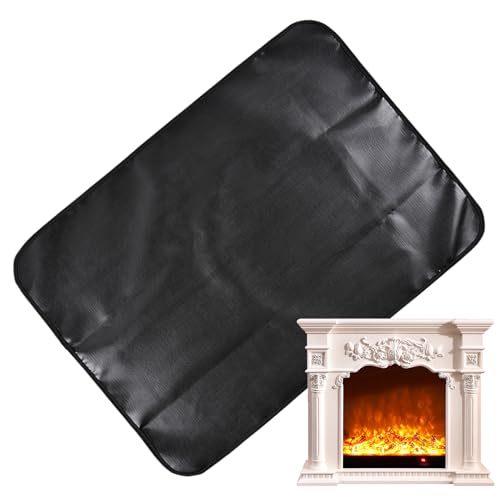 Dubbulon Matte Für Unter Dem Grill | Beidseitige Feuerfeste Grillmatten Für Terrasse,Wasserdichter Hitzebeständiger Terrassenschutz Für Balkon Garten Camping Picknick Draußen von Dubbulon