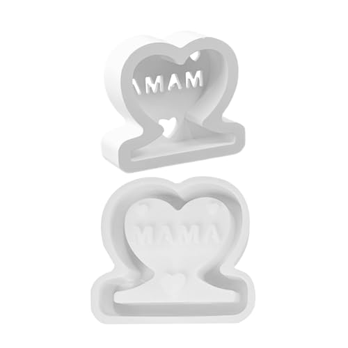 Dubbulon Muttertag Resin Gießform | Muttertag Mama Brief Liebe Gipsform,Antihaft Silikonformen Mit Leichter Entformung Für Kerzenhalter Resin Basteln Wohnkultur Dubbulon Muttertag Resin Gießform | Muttertag Mama Brief Liebe Gipsform,Antihaft Silikonformen Mit Leichter Entformung Für Kerzenhalter Resin Basteln Wohnkultur von Dubbulon