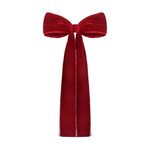 Dubbulon Samt-Weihnachtsbaumschleifen, Weihnachtsschleifen-, 17,7 x 8,6 Zoll große Samtbandschleifen, Feiertagsbevorzugung, Baumspitze, Ornament, Bastelanhänger für Girlanden, Treppen, Fenster, Türen, Dubbulon Samt-Weihnachtsbaumschleifen, Weihnachtsschleifen-, 17,7 x 8,6 Zoll große Samtbandschleifen, Feiertagsbevorzugung, Baumspitze, Ornament, Bastelanhänger für Girlanden, Treppen, Fenster, Türen, von Dubbulon