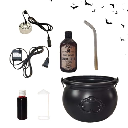 Dubbulon Schwebender Zaubertrank - Vernebelungsgerät Mit Schwarzem Hexen- Festliche Grusel-Deko Für Tisch Garten Zimmer Küche Innenbereich Zuhause Dubbulon Schwebender Zaubertrank - Vernebelungsgerät Mit Schwarzem Hexen- Festliche Grusel-Deko Für Tisch Garten Zimmer Küche Innenbereich Zuhause von Dubbulon
