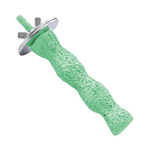 Dubbulon Vogel Sitzstange | Vogel Krallenschleif Spielzeug Stab | Knabberstange Spielzeug Krallenpflege Aktivität Für Liebesvögel Conure Haustiere von Dubbulon