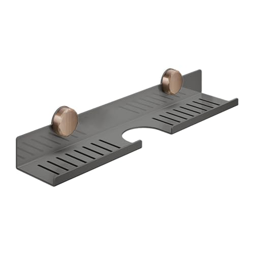 Dubbulon Waschtisch Über Wasserhahn,Badezimmer Wand| Klebeorganizer Stahl Platzsparend Parfumdisplay Toilette Küche von Dubbulon