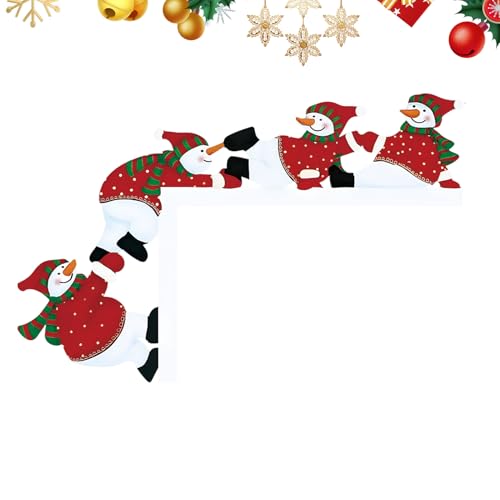 Dubbulon Weihnachtliche Türdekoration | Zweiseitige Wandskulptur - Dekorativer Türsturz Weihnachtsschmuck - Für Schlafzimmer Wohnzimmer Kamin Fenster Wandschrank Dubbulon Weihnachtliche Türdekoration | Zweiseitige Wandskulptur - Dekorativer Türsturz Weihnachtsschmuck - Für Schlafzimmer Wohnzimmer Kamin Fenster Wandschrank von Dubbulon