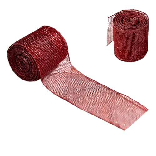 Dubbulon Weihnachts Netzband Für Weihnachtsbäume, Weihnachtsbaum rot Maschenband Rolle, Partybedarf Zum Basteln Von Lichterketten Kränzen Girlanden Raumgestaltung Dubbulon Weihnachts Netzband Für Weihnachtsbäume, Weihnachtsbaum rot Maschenband Rolle, Partybedarf Zum Basteln Von Lichterketten Kränzen Girlanden Raumgestaltung von Dubbulon