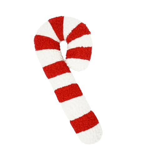 Weihnachts-Kissen In Zuckerstangenform - Weiches Zuckerstangen-Plüschkissen | Süßes Plüschkissen Als Weihnachtsdekoration | Kreatives Weihnachts-Süßigkeitskissen Partyzubehör | Weihnachtskissen Weihnachts-Kissen In Zuckerstangenform - Weiches Zuckerstangen-Plüschkissen | Süßes Plüschkissen Als Weihnachtsdekoration | Kreatives Weihnachts-Süßigkeitskissen Partyzubehör | Weihnachtskissen von Dubbulon