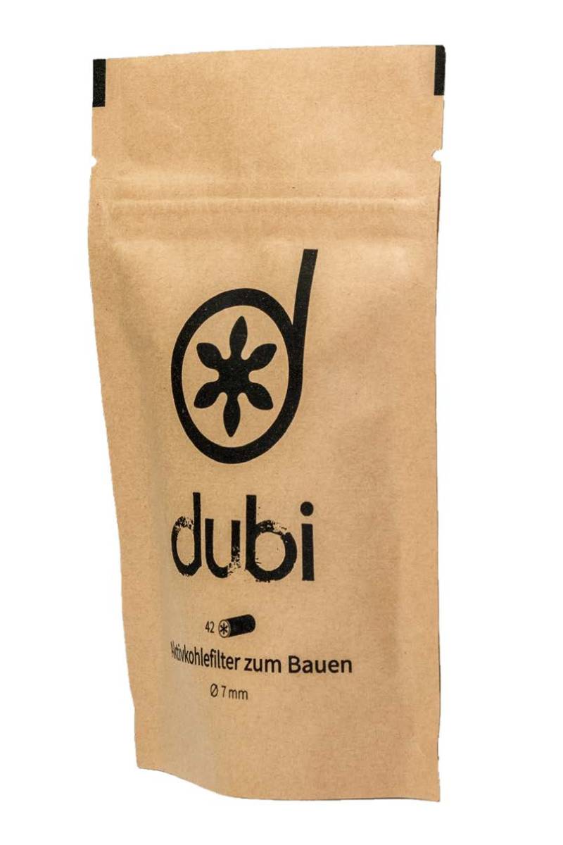 Dubi Aktivkohlefilter 42 Stück, Ø 7 mm von Dubi