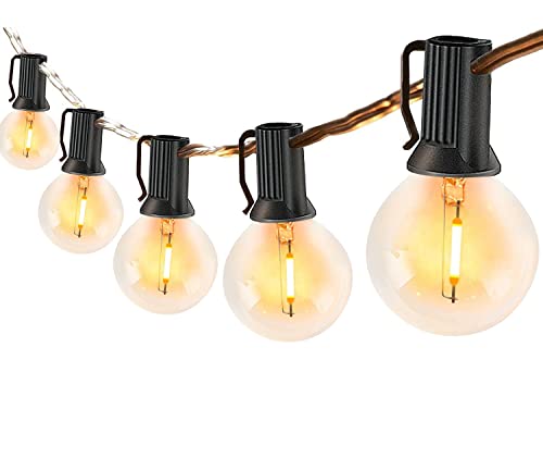 LED Lichterkette Außen - 10M Lichterkette Strom Glühbirnen für Balkon Retro Aussen/Innen Warmweiße Wasserdicht, Wetterfeste G40 Lichterketten für Garten Hochzeit Terrasse Partys von Dubistda