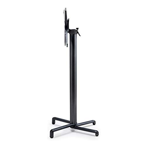 Dublino Nardi Stehtischgestell Tischbein Klappbar | Premium | PN5545/110 | Stehtisch | Aluminium | Höhe 107 cm | 6,7 kg | Standfläche 52x48 cm | max. Tischplattengröße 70x70 / Ø 70 cm von Dublino