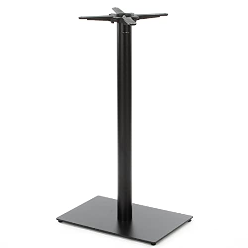 Dublino Stehtischgestell Tischbein Schwarz | Premium | PJ6590/110 | Metall | Stehtisch | H 108 cm | 21,5 kg | Bodenplatte 60x40 cm | max. Tischplattengröße 110x70 cm von Dublino