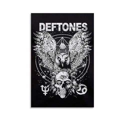Deftones Poster Music Band Vintage Cover Für Zimmer, Ästhetische Leinwand-Wandkunst, Schlafzimmer-Dekor Poster 12x18inch(30x45cm) von Duboueu