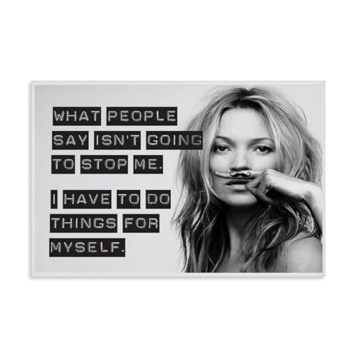Duboueu Kate Poster Moss Model Music Vintage Cover Für Zimmer, Ästhetische Leinwand-Wandkunst, Schlafzimmer-Dekor Poster 24x36inch(60x90cm) von Duboueu
