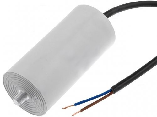 Motorkondensator Anlaufkondensator Betriebskondensator MKP Kondensator 16,0uF 400V mit Kabel Ducati 4.16.10.23.14 von Ducati