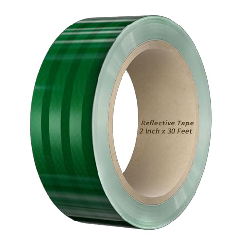 Duccinp Reflektierendes Klebeband, Grün 10m x 5cm Wasserdichtes Reflektorband Selbstklebend Warnband Markierungsband für Straße Fahrräder Helme Motorrad Outdoor Duccinp Reflektierendes Klebeband, Grün 10m x 5cm Wasserdichtes Reflektorband Selbstklebend Warnband Markierungsband für Straße Fahrräder Helme Motorrad Outdoor von Duccinp