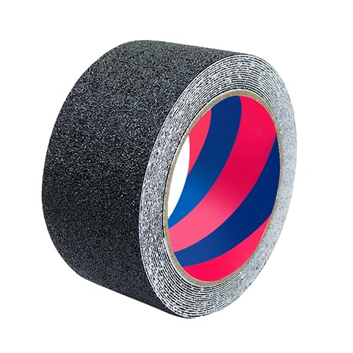 Duccinp Schwarz Antirutsch Klebeband Streifen mit Selbstklebend, 5 cm x 10 m Treppe Stufen Band Kleber Rutschfest Klebeband, Hohe Traktion Pad für Bodenbelag innen- und Außenbereich Duccinp Schwarz Antirutsch Klebeband Streifen mit Selbstklebend, 5 cm x 10 m Treppe Stufen Band Kleber Rutschfest Klebeband, Hohe Traktion Pad für Bodenbelag innen- und Außenbereich von Duccinp