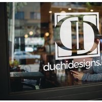 Custom Business Logo Vinyl Aufkleber Personalisierte Aufkleber Custom Business Logo Vinyl Aufkleber Personalisierte Aufkleber von DuchiDesigns