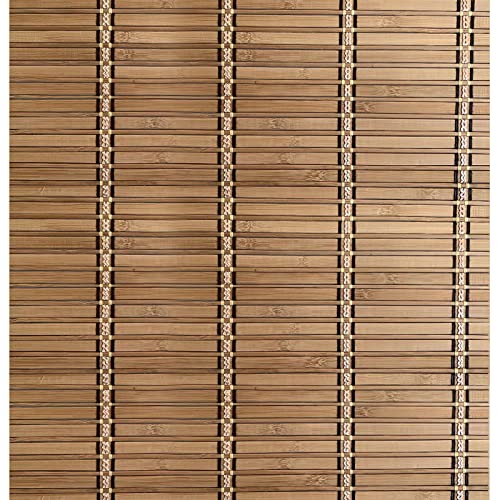 Duchunsheng Bambus Rollo 60 90 100 110 120cm Width, Bambusrollo Sonnenschutz Schatten Für Indoor-Outdoor-Garten, Holzrollo Für Fenster - Ohne Bohren Outdoor Rollo von Duchunsheng