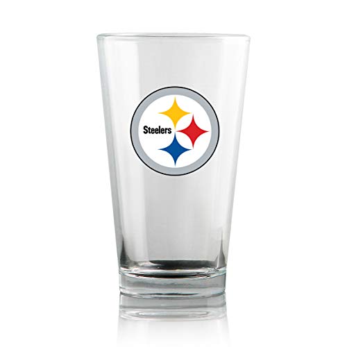 Pittsburgh Steelers Duck House NFL Pint Glas, Trinkglas, Bierkrug Set (2 STK.) 475 ml von Duck House