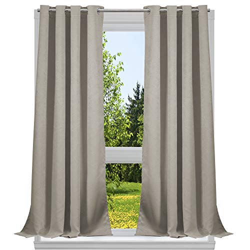 Duck River Textile Fenstervorhang-Set, Mokka, 38x84 von Duck River Textile