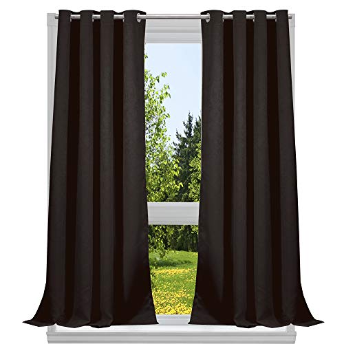 Duck River Textile Fenstervorhang-Set, Schwarz, 38x84 von Duck River Textile