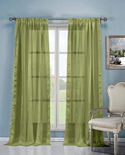 Duck River Textile Ikiana Solider Fenstervorhang, graugrün, 40x84 (2 Pieces) von Duck River Textile