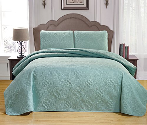 Duck River Textiles Carlotta Bedspreads & Coverlets, Spa-Green von Duck River Textiles