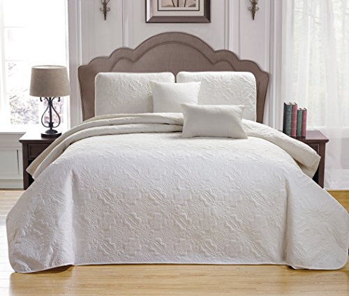 Duck River Textiles Carlotta Bedspreads & Coverlets, White von Duck River Textile