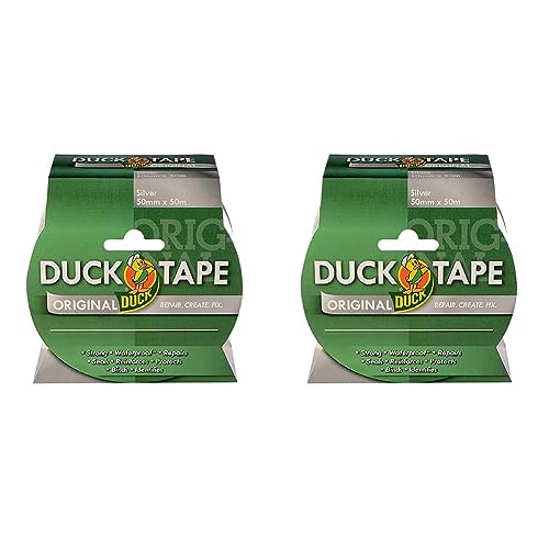 Duck 50 mm x 5 m Original Reinigungstuch Tape – parent, 1530035-HHW 0 wattsW (Packung mit 2) von Duck