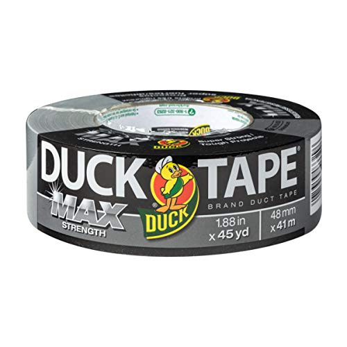 Duck Brand 240201 MAX Strength Duct Tape, 1.88 Inches by 45 Yards, Silver, Single Roll by Duck von Duck