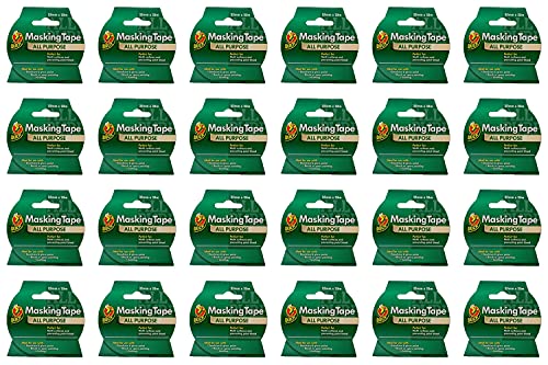 Duck Tape Allzweck-Kreppband, 25 mm x 25 m, 24 Stück von Duck