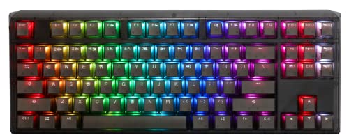 Ducky One 3 Aura Black TKL Gaming Tastatur, RGB LED - MX-Speed-Silver (US) von Ducky