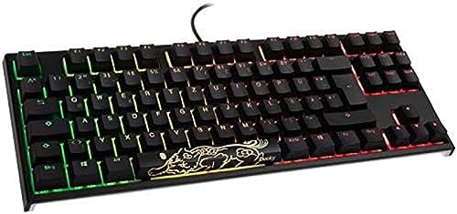 DUCKY Compatible ONE 2 TKL PBT Gaming Tastatur, MX-Red, RGB LED - schwarz von Ducky