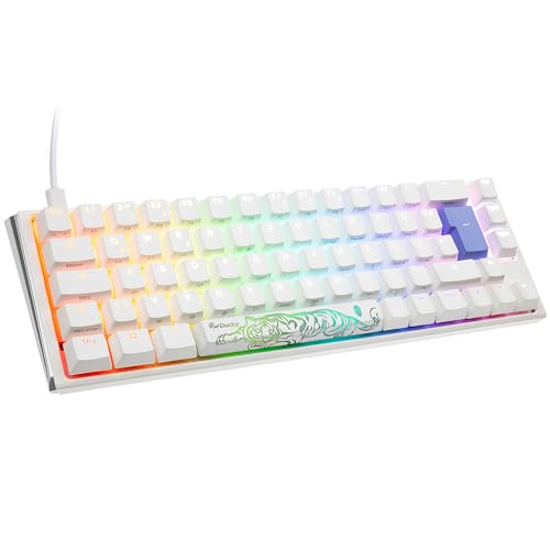 Ducky One 3 Classic, SF 65%, Cherry Blue, RGB, Weiß - Italienisches Layout von Ducky