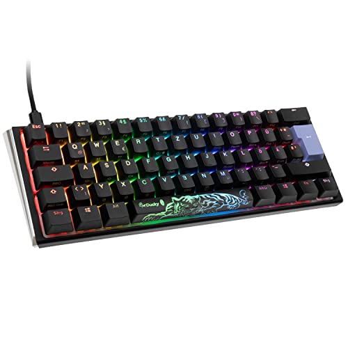 Ducky One 3 Classic Mechanische Tastatur - Mechanical Keyboard - Tastatur Gaming Mechanisch - Gaming Keyboard Mechanical - Mechanische Gaming Tastatur - Mini-Format 60% - MX-Brown von Ducky