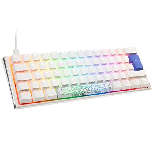 Ducky One 3 Classic Mechanische Tastatur - Mechanical Keyboard - Tastatur Gaming Mechanisch - Gaming Keyboard Mechanical - Mechanische Gaming Tastatur - Mini-Format 60% - MX-Blue von Ducky