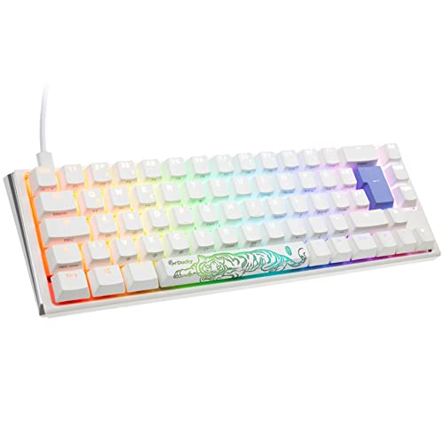 Ducky One 3 Classic Mechanische Tastatur - Mechanical Keyboard - Tastatur Gaming Mechanisch - Gaming Keyboard Mechanical - Mechanische Gaming Tastatur - SF-Format 65% - MX-Blue von Ducky