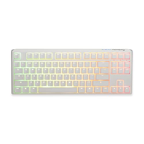 Ducky One 3 Classic Pure White TKL Gaming Tastatur RGB LED - MX-Clear US Clavier USB Anglais américain Blanc Ducky One 3 Classic Pure White TKL Gaming Tastatur RGB LED - MX-Clear US Clavier USB Anglais américain Blanc von Ducky