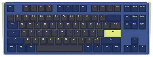 Ducky One 3 Daybreak - Mechanische Gaming Tastatur Deutsches Layout im TKL-Format (80% Keyboard) mit Cherry MX Red Switches, Hot-Swap-fähig (Kailh-Sockeln) und RGB-Beleuchtung von Ducky