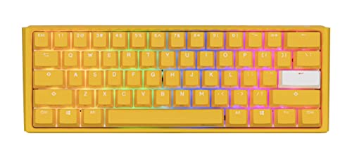 Ducky One 3 Yellow Gaming Tastatur RGB LED - MX-Clear US Clavier USB Anglais américain Jaune Ducky One 3 Yellow Gaming Tastatur RGB LED - MX-Clear US Clavier USB Anglais américain Jaune von Ducky