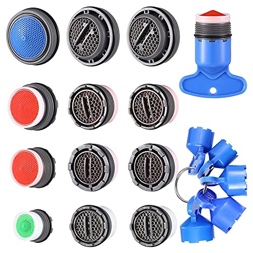 Huusuei Pack of 12 Tap Aerators for Cache Aerators and 5 Cache Faucet Aerator Key for Removing Keys, Cache Aerator Huusuei Pack of 12 Tap Aerators for Cache Aerators and 5 Cache Faucet Aerator Key for Removing Keys, Cache Aerator von Ducky